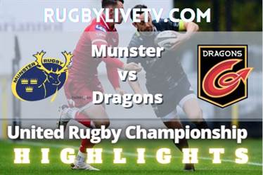 Munster Vs Dragons Highlights The United Rugby Championship