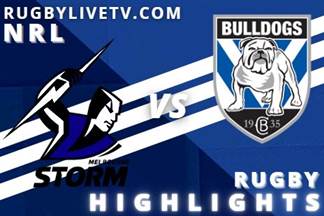 Storm Vs Bulldogs Rd 4 NRL Highlight