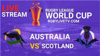Australia Vs Scotland Rugby League World Cup Live Stream