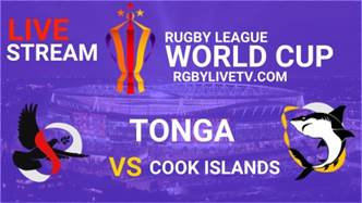 Tonga vs Cook Islands Rugby League World Cup Live Stream