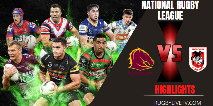 Broncos Vs Dragons Rd 3 Nrl Highlights 18032023