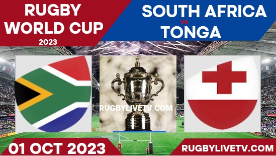 How to watch South Africa vs Tonga Rugby World Cup Live stream