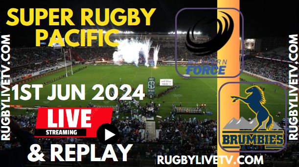Western Force Vs Brumbies Live Streaming & Match Replay 2024 | RD-15 Super Rugby Pacific