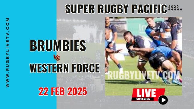 [Rd 2] Force Vs Brumbies Live Streaming & Match Replay 2025 | Super Rugby Pacific