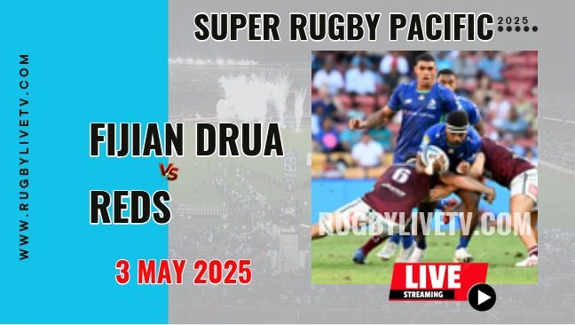 [Rd 12] Fijian Drua Vs Reds Live Streaming & Match Replay 2025 | Super Rugby Pacific