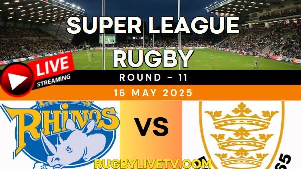 {RD 11} - 2025 Hull FC Vs Rhinos Rugby Live Stream | Super League