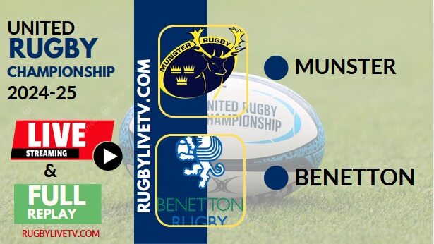 [2025 URC-RD 18] Munster Vs Benetton Rugby Live Stream & Replay