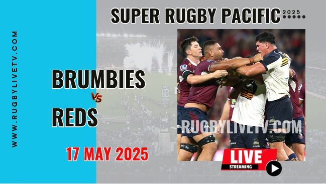 [Rd 14] Reds Vs Brumbies Live Streaming & Match Replay 2025 | Super Rugby Pacific