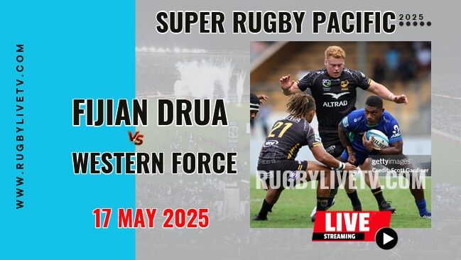 [Rd 14] Force Vs Fijian Drua Live Streaming & Match Replay 2025 | Super Rugby Pacific