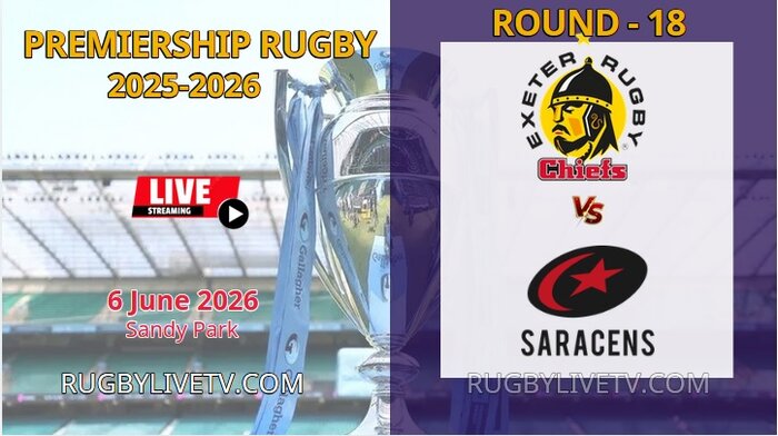 {Rd 18} Chiefs Vs Saracens Live Stream - Premiership Rugby 2026