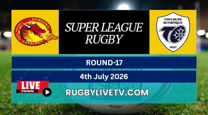 {Rd 17} - 2026 Dragons Vs Toulouse Rugby Live Stream | Super League