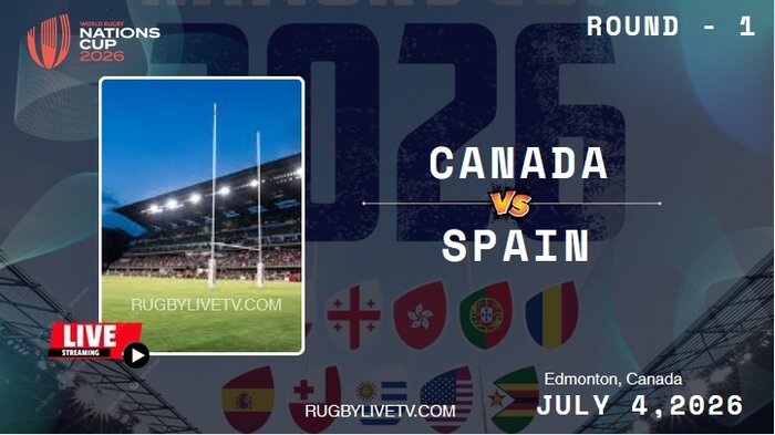 {Rd 1} Canada Vs Spain Nations Cup Rugby Live Stream & Replay slider