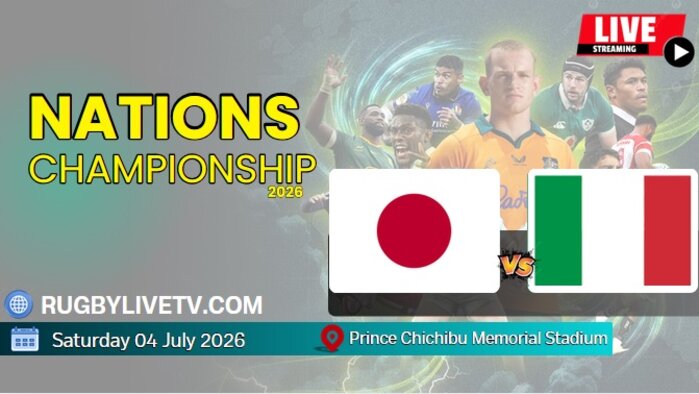 (Rd 1) Japan Vs Italy Nations Championship Rugby Live Stream & Replay slider