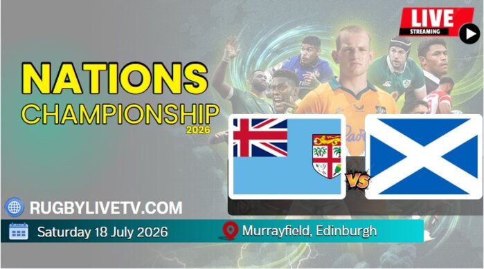 (Rd 3) Fiji Vs Scotland Nations Championship Rugby Live Stream & Replay