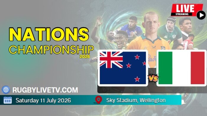 New Zealand VS Italy Internationals Rugby Live Stream