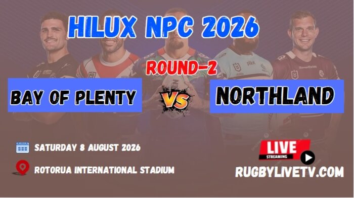 [Watch]-Rd 2 Bay Of Plenty Vs Northland Live Stream | 2026 NPC