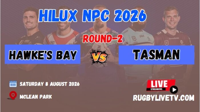 [Watch]-Rd 2 Hawkes Bay Vs Tasman Live Stream | 2026 NPC