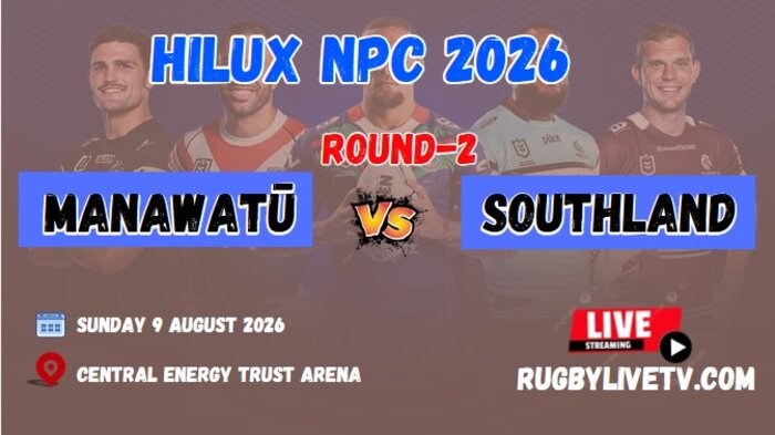 [Watch]-Rd 2 Manawatu Vs Southland Live Stream | 2026  NPC