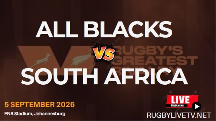 (Match-7) Springboks Vs All Blacks International Rugby Live Stream 2026