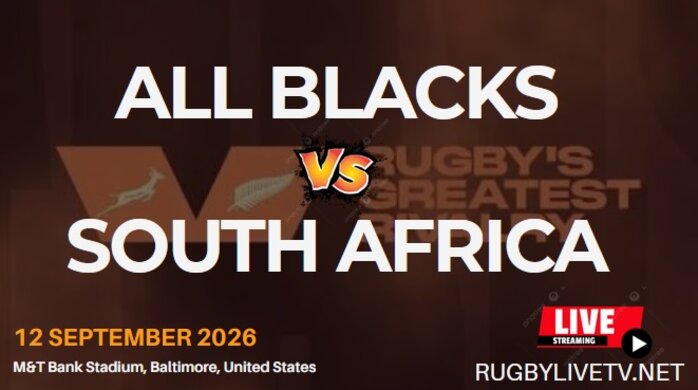 (Match-8) Springboks Vs All Blacks International Rugby Live Stream 2026