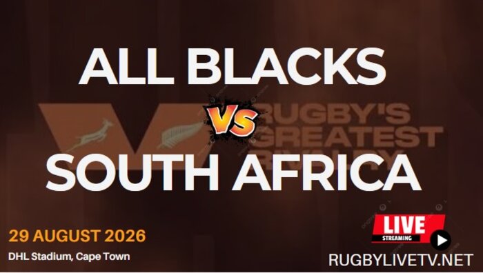 (Match-6) Springboks Vs All Blacks International Rugby Live Stream 2026