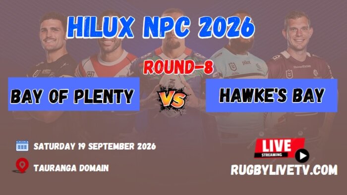 [Watch] - Rd 8 Bay Of Plenty Vs Hawkes Bay Live Stream | 2026 NPC slider