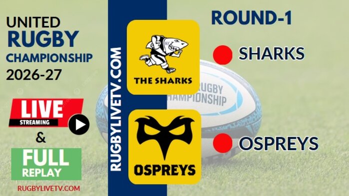 {URC-Rd 1} Sharks Vs Ospreys Rugby Live Stream & Replay 2026 slider